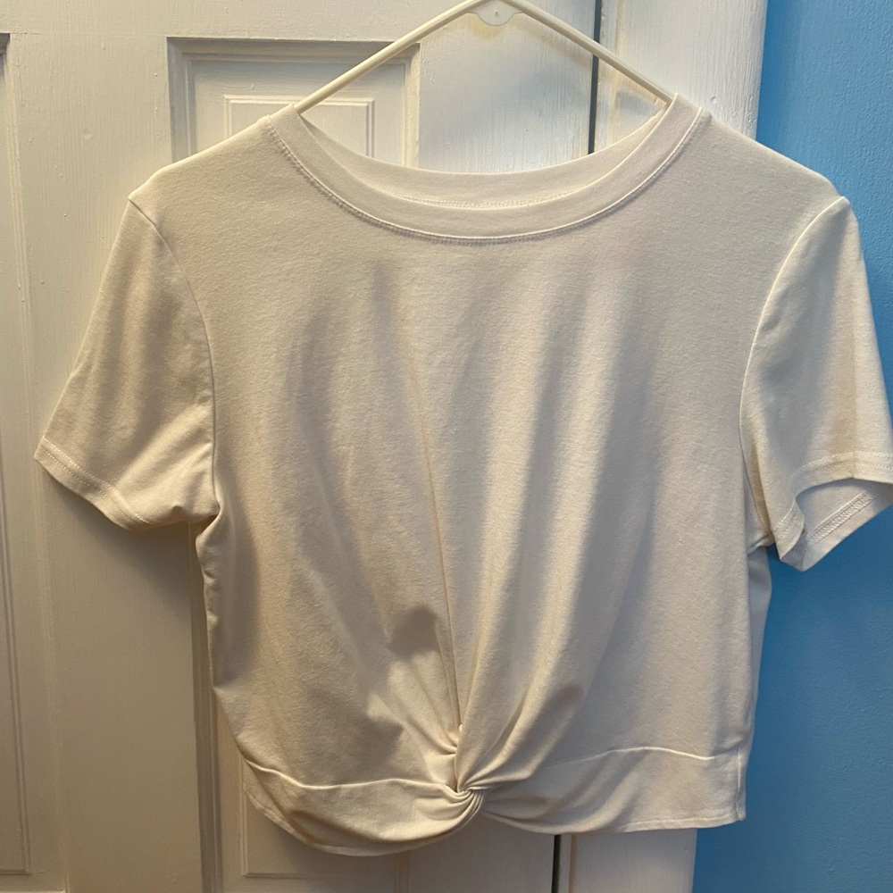 Twisted Cropped T-Shirt